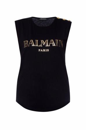 Button-embellished tank top, zdjęcie 1 Button-embellished tank top od Balmain